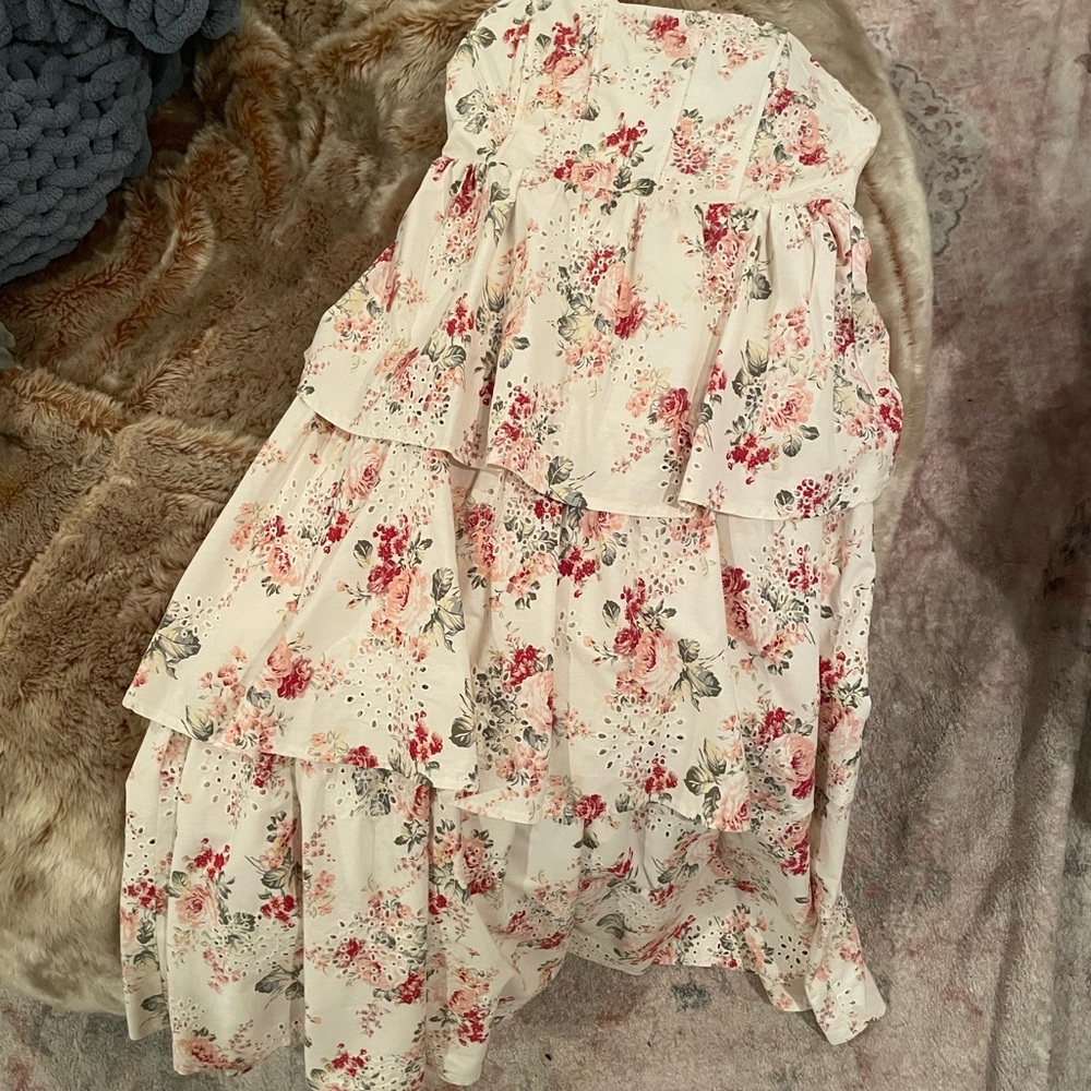 Floral Tiered Skirt